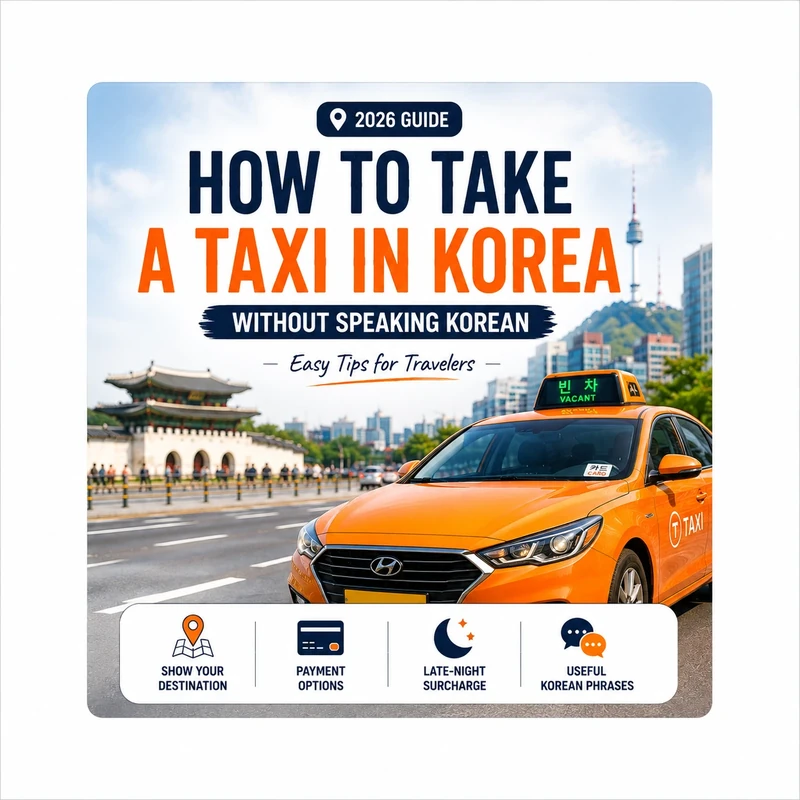 How to Take a Taxi in Korea Without Speaking Korean (2026 Guide)