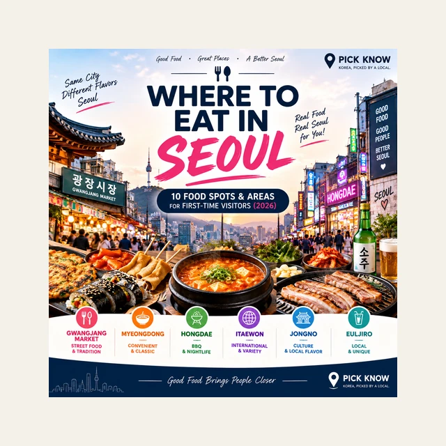 Where to eat in Seoul – local food guide for first-time visitors